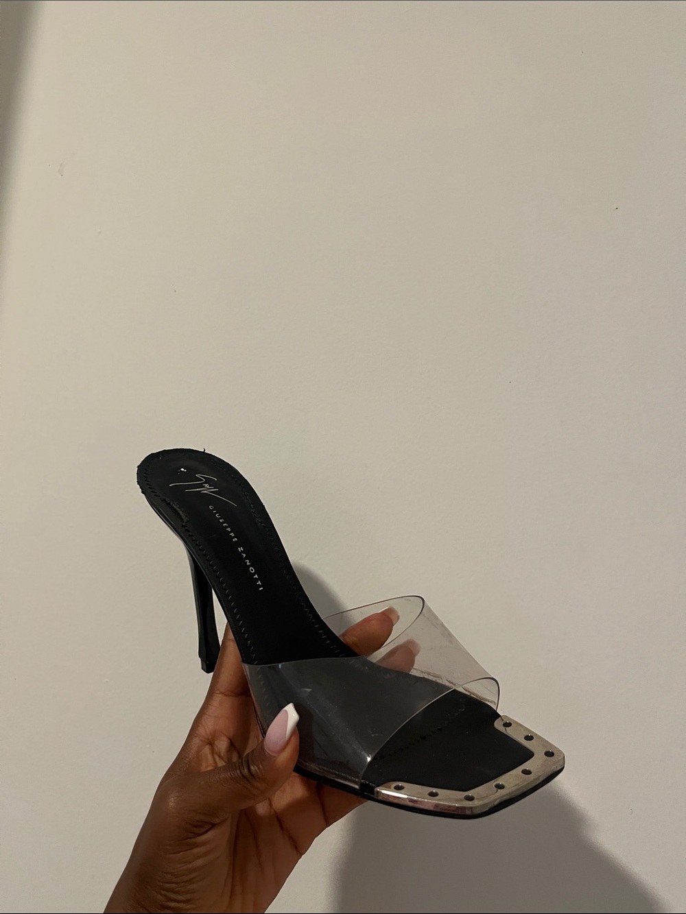 Giuseppe Zanotti Leather and PVC Mules - Picture 2 of 7